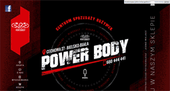 Desktop Screenshot of power-body.pl